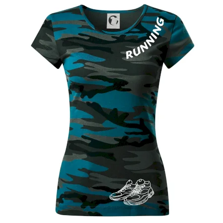 Running nápis šikmo