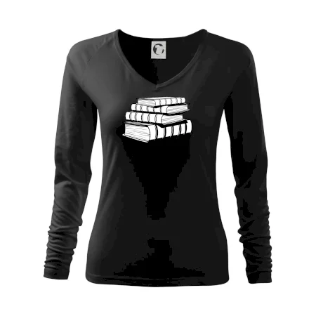 Knihy čiernobiele na sebe