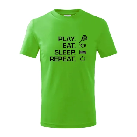 Play eat sleep repeat padel