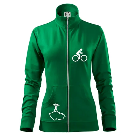 Mapa ČR + kolo na prsu