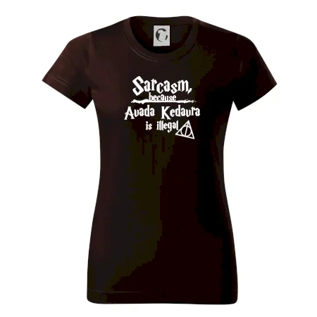 Harry - Sarcasm, because Avada Kedavra is illegal