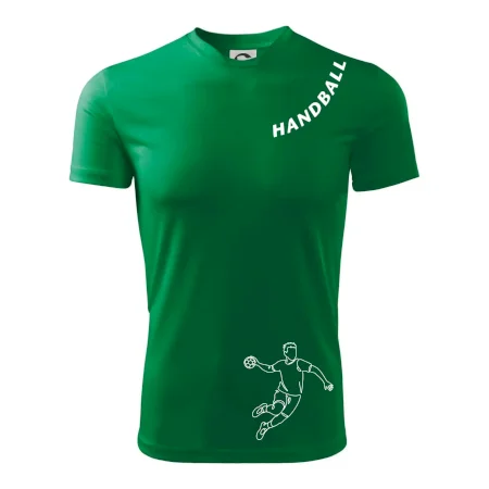 Handball nápis šikmo
