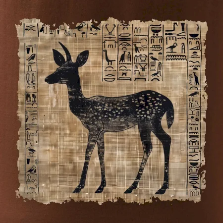 Egyptské hieroglyfy srnka