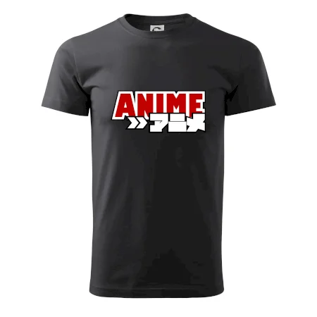 Anime nápis červený