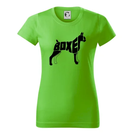 Boxer nápis v tele