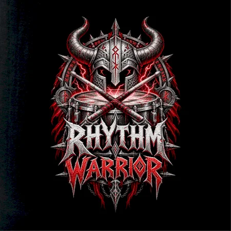 Rhythm warrior vikingská přilba a buben