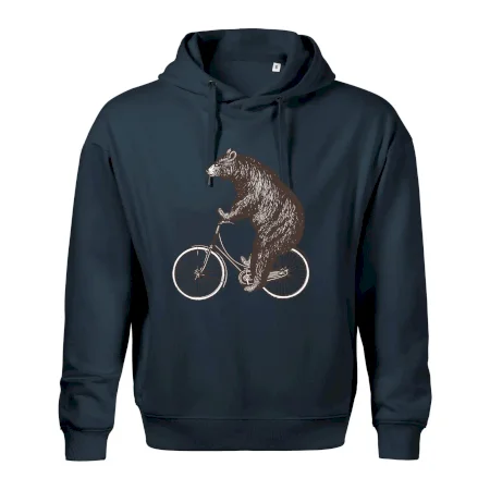 Medveď na bicykli