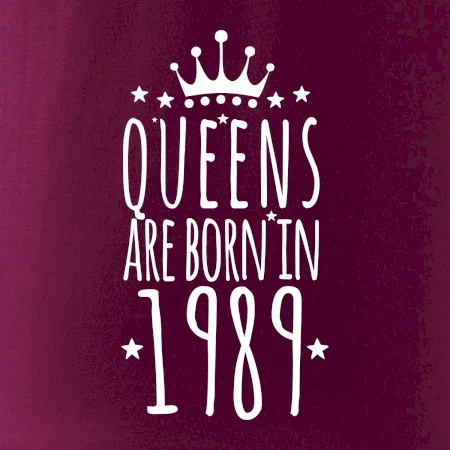 Queens are born in 1989