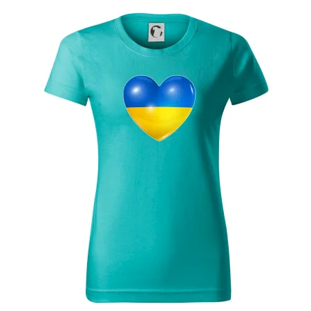 Ukrajina srdce vlajka