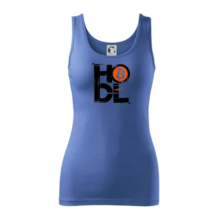 Hodl velký nápis a logo BTC