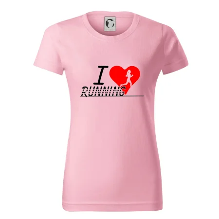 I love running dievča