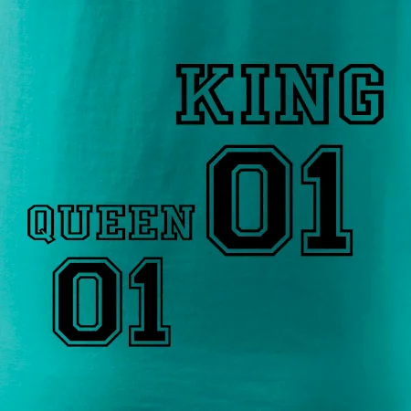 King - Queen - 01 dres (čiernobiela)