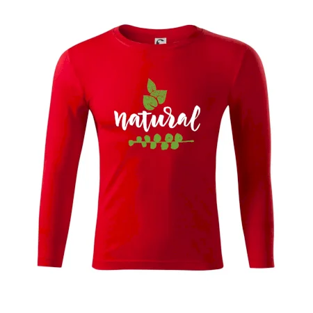 Natural - nápis v listoch