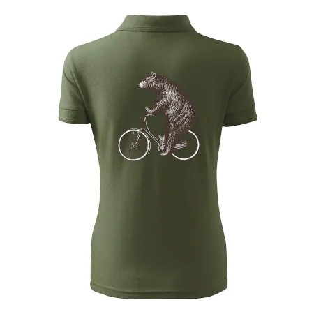 Medveď na bicykli