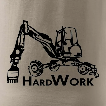 Hard Work kráčajúce rýpadlo