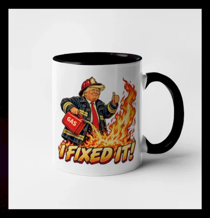 Donald Trump jako hasič I fixed it