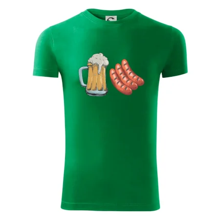 Pivo a klobása