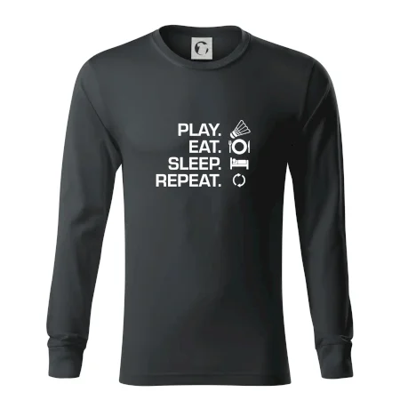 Play Eat Sleep Repeat badminton