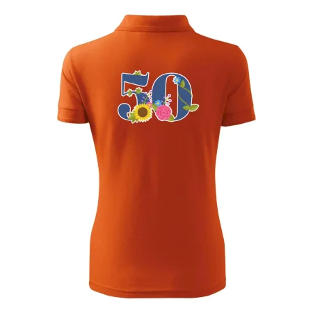 Kvetinové číslo kreslené - 50