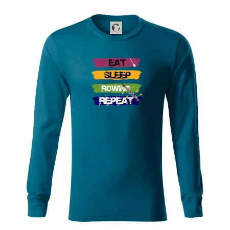 Eat sleep rowing repeat farebné