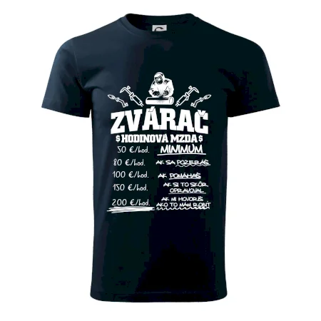 Hodinová mzda zvárač