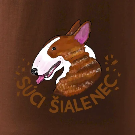 Bulterier Súci šialenec (Pecka design)