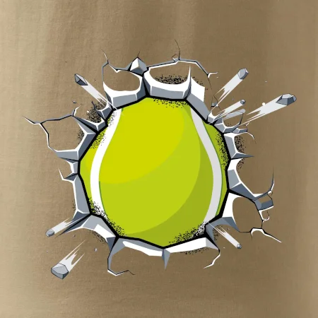 Tenisová loptička v triku