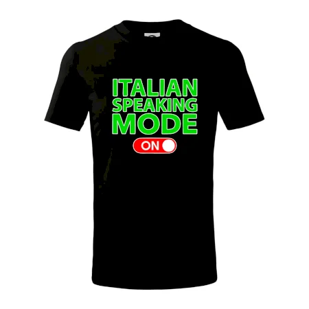 Italian speaking mode - ON