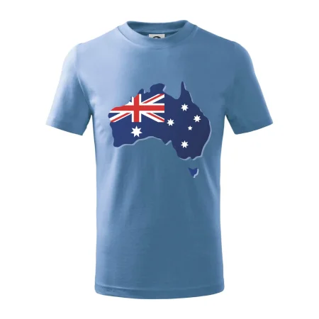 Austrália - vlajka mapa