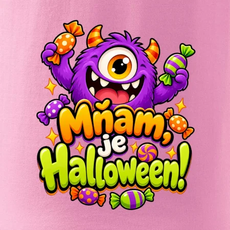 Mňam je Halloween cukríkové strašidlo
