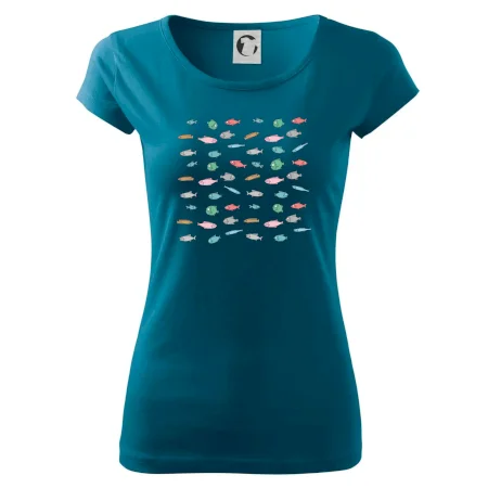 Tričko plné rýb
