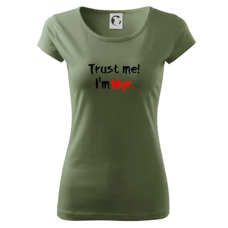 Trust me I´m  Mgr. / Ver mi som Magister.