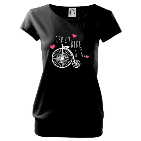Crazy bike girl
