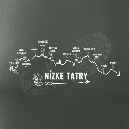 Profil kopca - Nízke Tatry