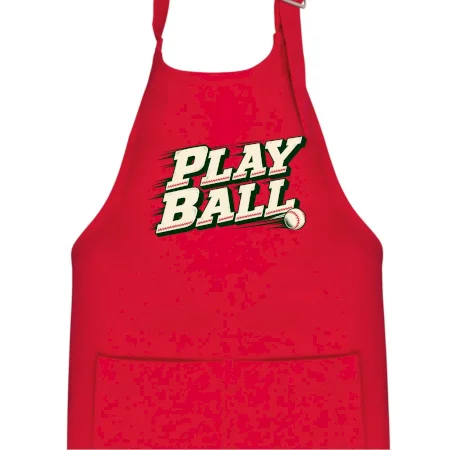 Play ball retro sportovní nápis