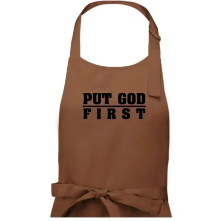 Put God first hrubý nápis