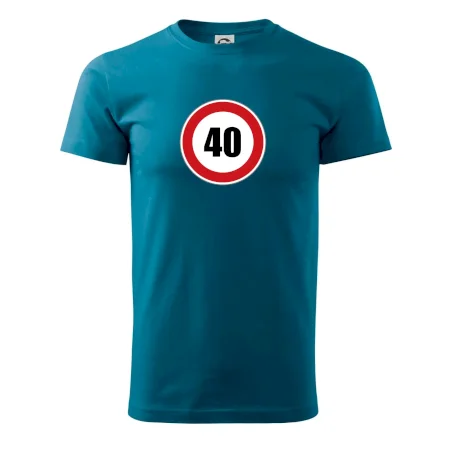 Dopravná značka - obmedzenie rýchlosti 40