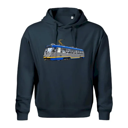 T3R SLF modrošedá kresba fixem