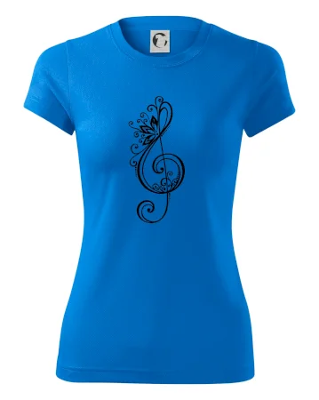 Husľový kľúč kvety