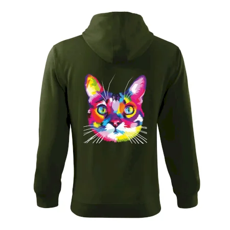 Mačka dúhová hlava