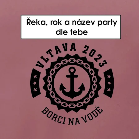 K vode - kotva (vlastný nápis)