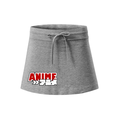 Anime nápis červený