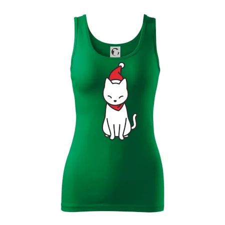 Vianočná mačka sediaca