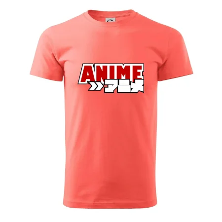 Anime nápis červený