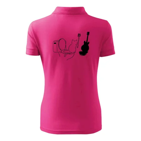 Mačka a gitara WC
