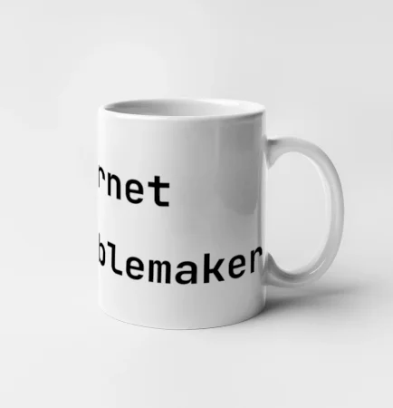 IT Nápis Internet Troublemaker