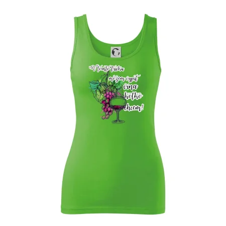 V tomto tričku môžem vypiť vína koľko chcem