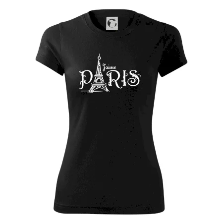 Paris nápis Eiffelovka rovný