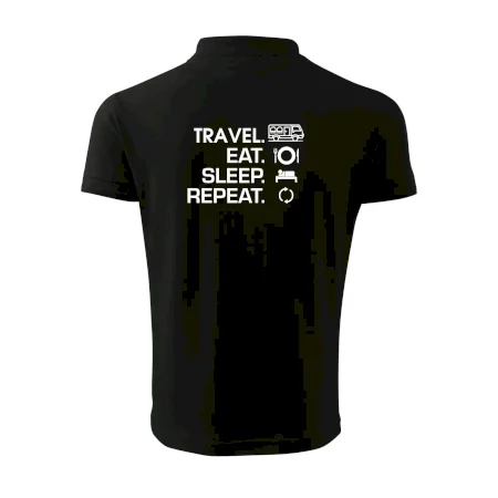 Eat sleep travel - Van