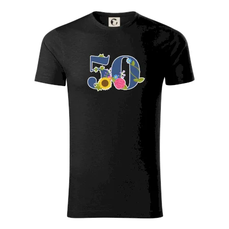 Kvetinové číslo kreslené - 50